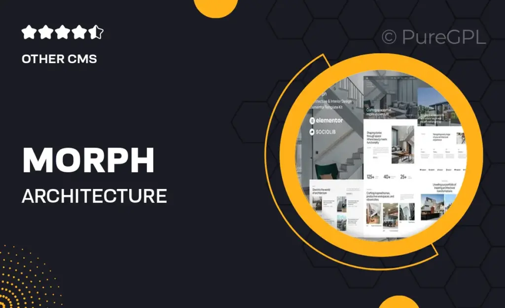 Morph – Architecture & Interior Design Elementor Template Kit 22 Morph – Architecture & Interior Design Elementor Template Kit