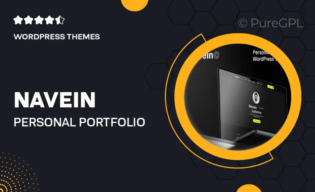 Navein – Personal Portfolio WordPress Theme