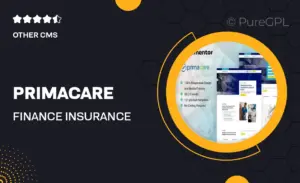 PrimaCare – Finance & Insurance Company Elementor Pro Template Kit