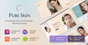 Pure Skin – Dermatology Clinic & Cosmetology WordPress Theme
