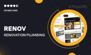 Renov – Renovation & Plumbing Elementor Template Kit