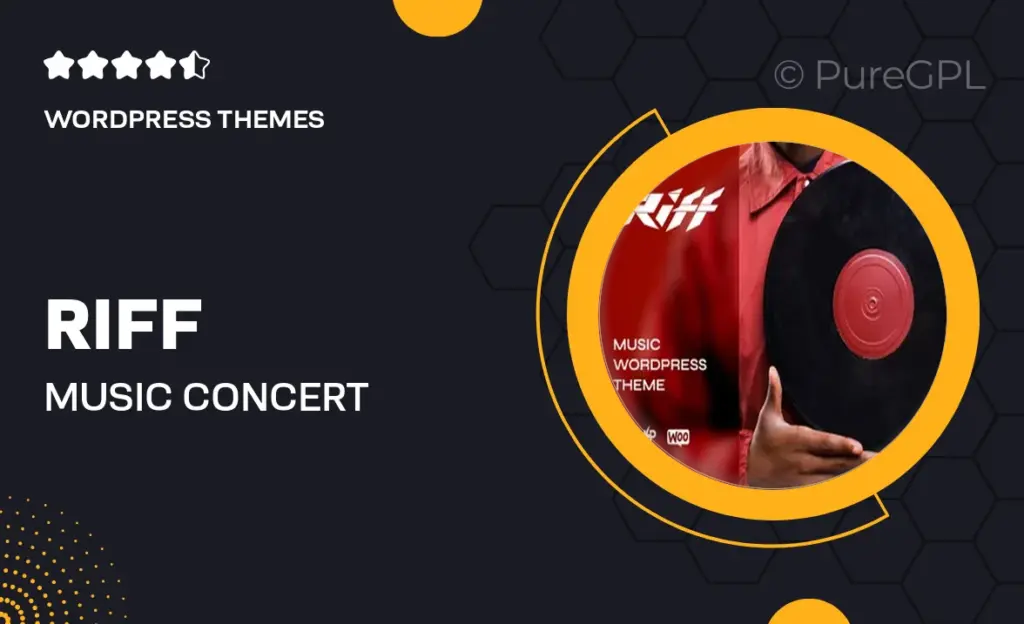 Riff – Music, Concert & Festival WordPress Theme