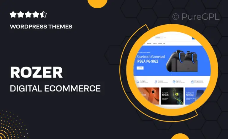 rozer digital ecommerce wordpress theme