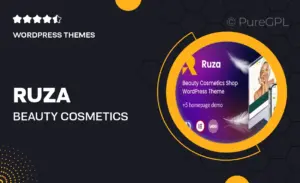 Ruza – Beauty Cosmetics Shop WordPress Theme