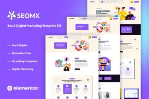 SeoMx – Seo & Digital Marketing Elementor Template Kit
