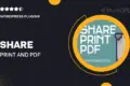 Share, Print and PDF Products for WooCommercee