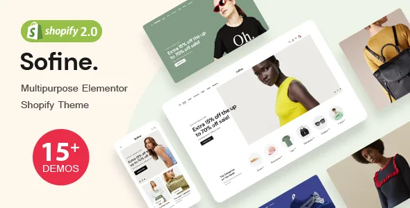 sofine clean versatile responsive shopify theme rtl support 1
