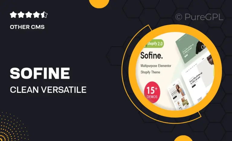 sofine clean versatile responsive shopify theme rtl support