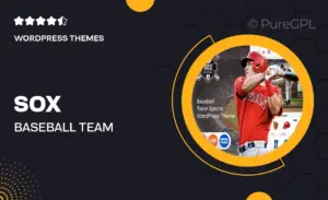 Sox – Baseball Team Sports WordPress Theme