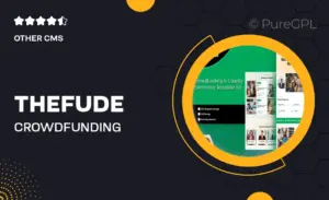 TheFude – Crowdfunding & Charity Elementor Template Kit