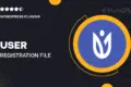 User registration | File Uploads