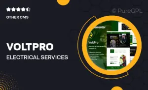 Voltpro – Electrical Services Elementor Template Kit