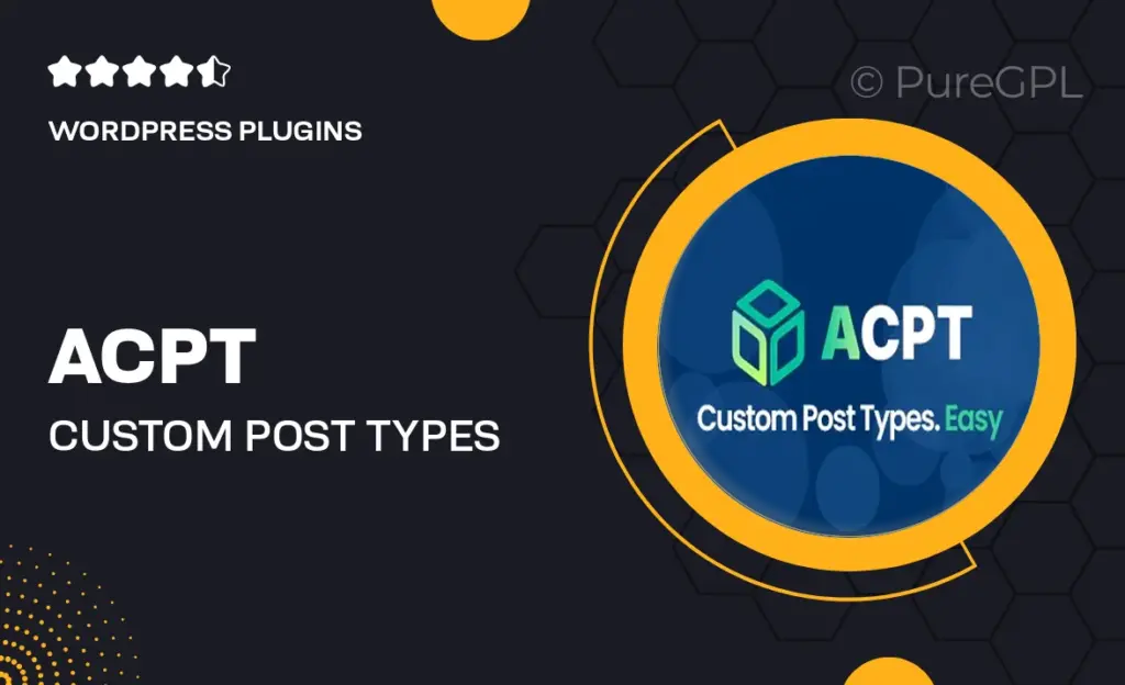 ACPT – Custom Post Types Plugin for WordPress 9 ACPT – Custom Post Types Plugin for WordPress