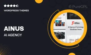 Ainus – AI Agency & Technology WordPress Theme