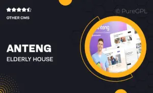 Anteng – Elderly House Service Elementor Kit Template