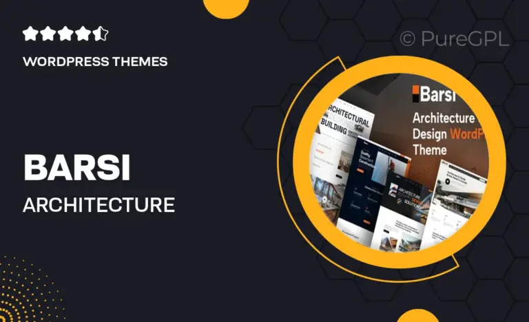 barsi architecture interior design wordpress theme