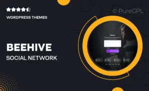 Beehive – Social Network WordPress Theme