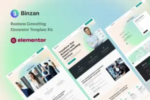 Binzan – Business Consulting Elementor Template