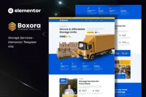 Boxora – Storage Service Elementor Template Kit
