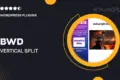 BWD Vertical Split Slideshow Addon For Elementor