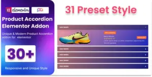 BWD WooCommerce Product Accordion Addon For Elementor