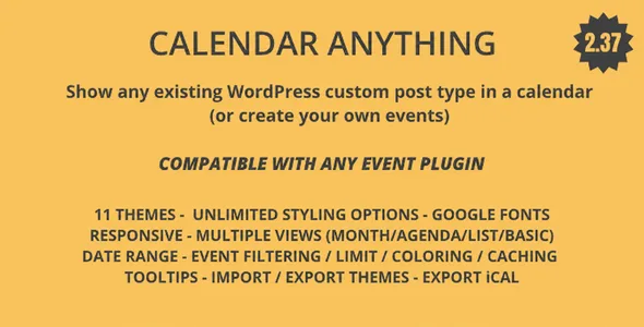 calendar anything show any existing wordpress custom post type in a calendar 1