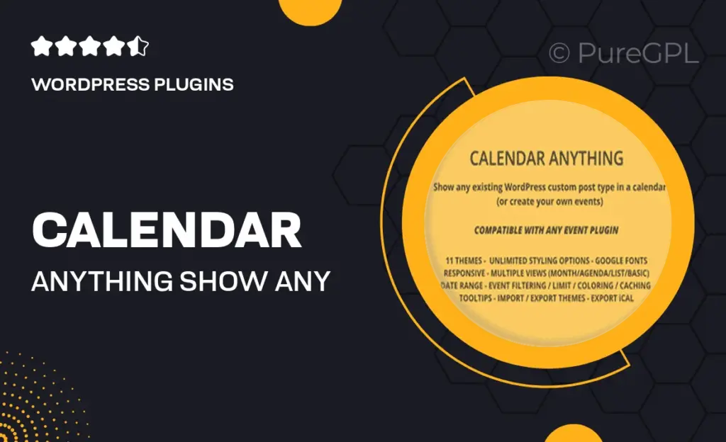 Calendar Anything | Show any existing WordPress custom post type in a calendar 55 Calendar Anything | Show any existing WordPress custom post type in a calendar