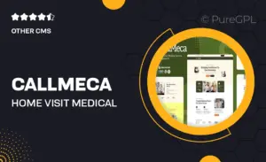 CallMeca – Home Visit Medical Service Elementor Template Kit