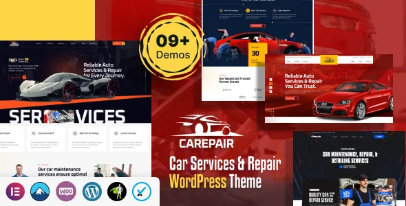 Carepair – Car Service & Auto Repair WordPress Theme
