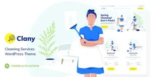 Clany | Cleaning Services WordPress Theme
