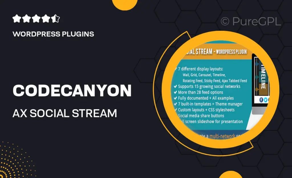 Codecanyon | AX Social Stream 35 Codecanyon | AX Social Stream