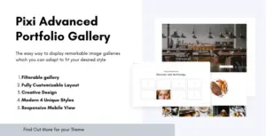 Codecanyon | Pixi Advanced Portfolio