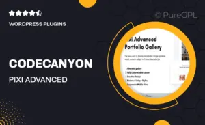 Codecanyon | Pixi Advanced Portfolio