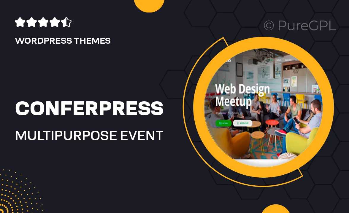 ConferPress – Multipurpose Event Tickets WordPress Theme