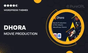 Dhora – Movie Production & Film Studio WordPress Theme