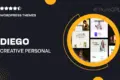 Diego – Creative Personal Portfolio & Resume WordPress Theme + RTL