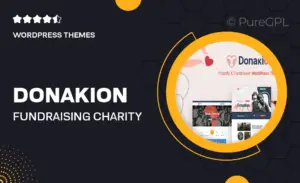Donakion – Fundraising & Charity Foundation WordPress Theme + RTL