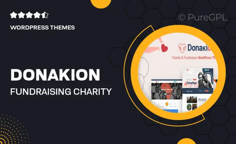 donakion fundraising charity foundation wordpress theme rtl