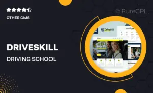 DriveSkill – Driving School Elementor Template Kit