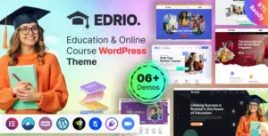 Edrio – Education & Online Course WordPress Theme