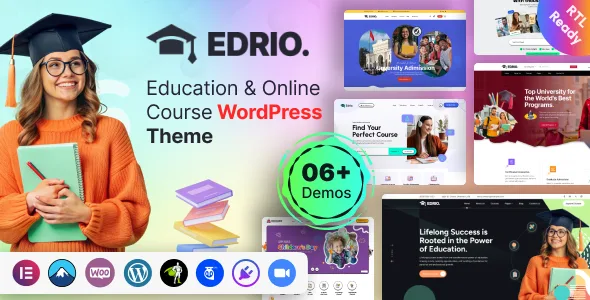 Edrio – Education & Online Course WordPress Theme