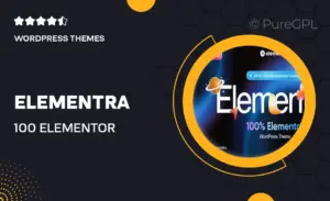 Elementra – 100% Elementor WordPress Theme