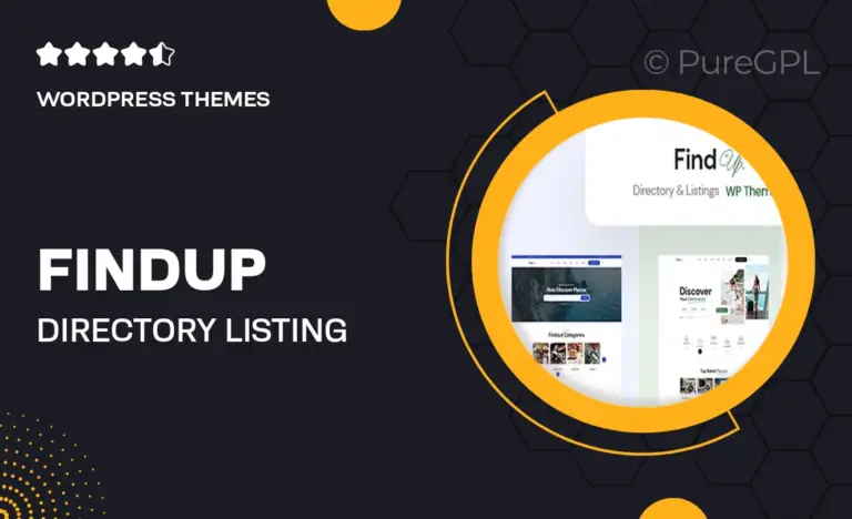 findup directory listing wordpress theme rtl