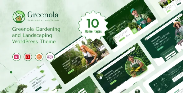 greenola gardening landscaping wordpress theme 1