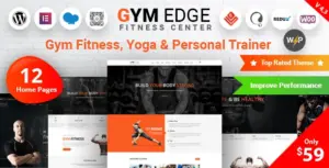 Gym Edge – Fitness WordPress Theme