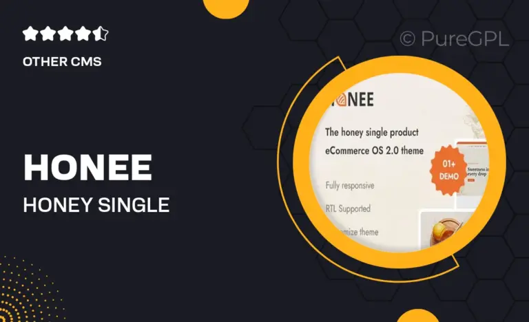honee honey single product shopify 2 0 theme