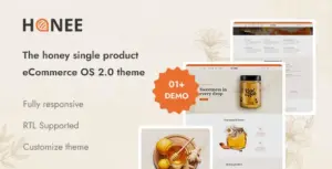 Honee – Honey Single Product Shopify 2.0 Theme
