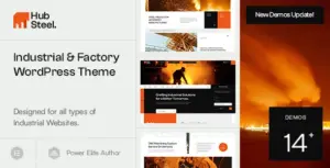 Hubsteel – Industrial & Factory WordPress Theme
