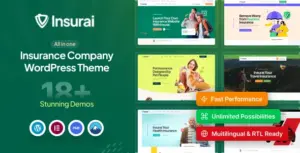 Insurai – Insurance Company WordPress Theme