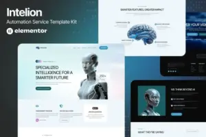 Intelion – Artificial Intelligence Service Elementor Template Kits